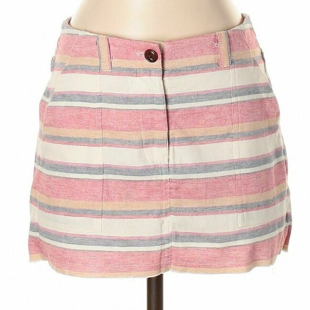 NSF Mini Skirt Multicolor Baja Stripes Utility Pockets